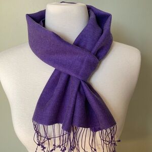 PORTOLANO Cashmere Silk Merino Scarf NWOT